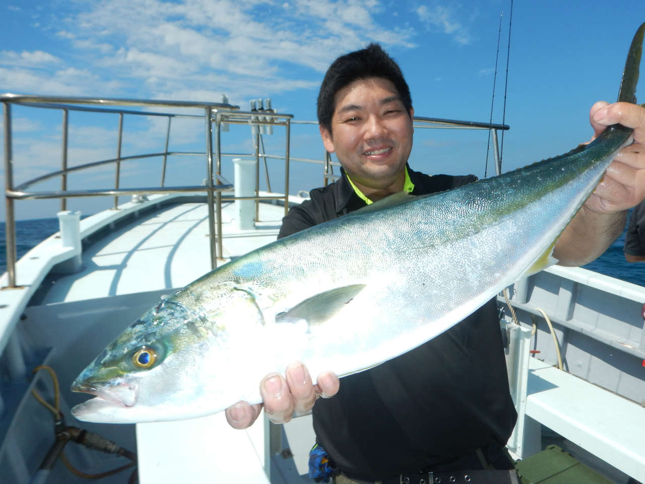 20240812 ワラサ　白浜渡船ルアー・ジギング船魚拓号