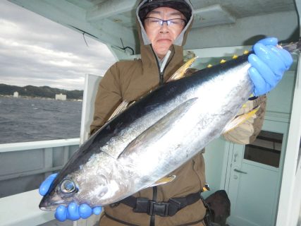 20241123　キハダマグロ釣れる　白浜渡船・ルアー・ジギング船魚拓号