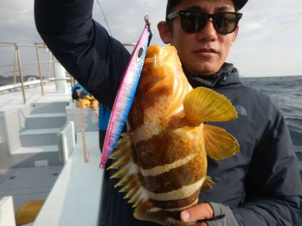 20250125 アオハタ　白浜渡船・ルアー・ジギング船魚拓号