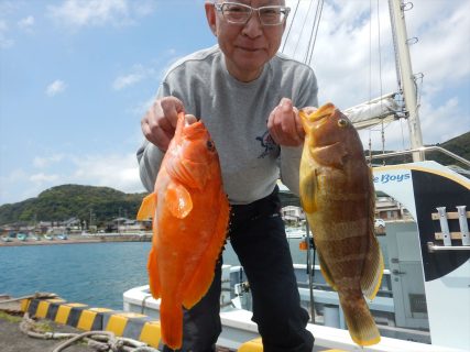 20250505　サバ、アオハタ、カサゴ、レンコダイ etc　白浜渡船・ルアー・ジギング船魚拓号