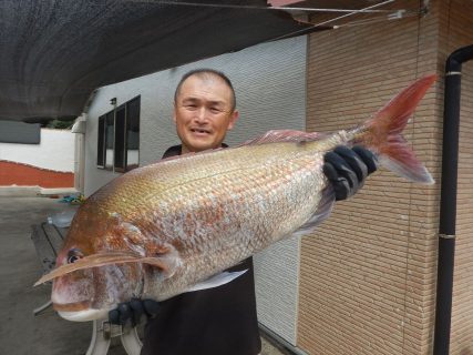 20250907 ブリ（7.8キロ）・マダイ（5.8キロ）etc　白浜渡船・ルアー・ジギング船魚拓号