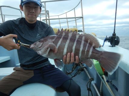 20250912 ハタ　白浜渡船・ルアー・ジギング船魚拓号