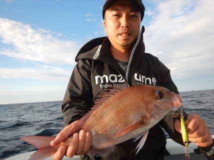 20251019 マダイ　白浜渡船・ルアー・ジギング船魚拓号