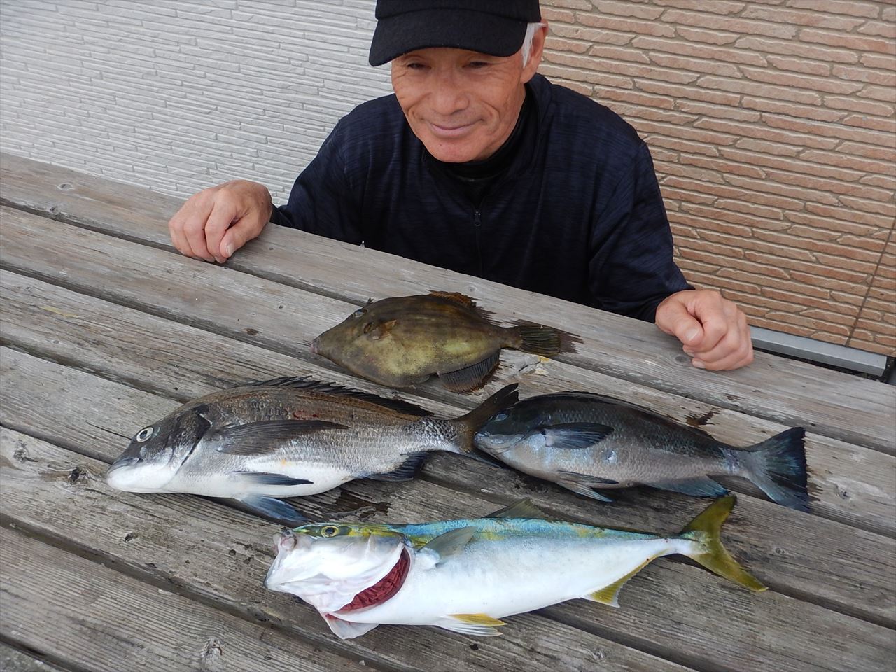 20251125 クロダイ　メジナ　イナダ釣れる　白浜渡船