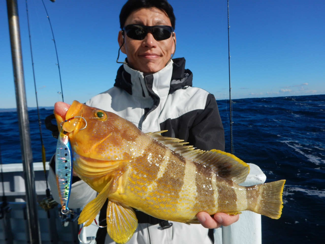 20251229 カンパチ 白浜渡船・ルアー・ジギング船魚拓号