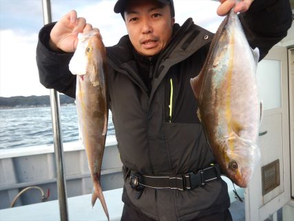 20260109 カンパチetc　白浜渡船・ルアー・ジギング船魚拓号