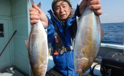 20260127 カンパチ 白浜渡船ルアー・ジギング船魚拓号